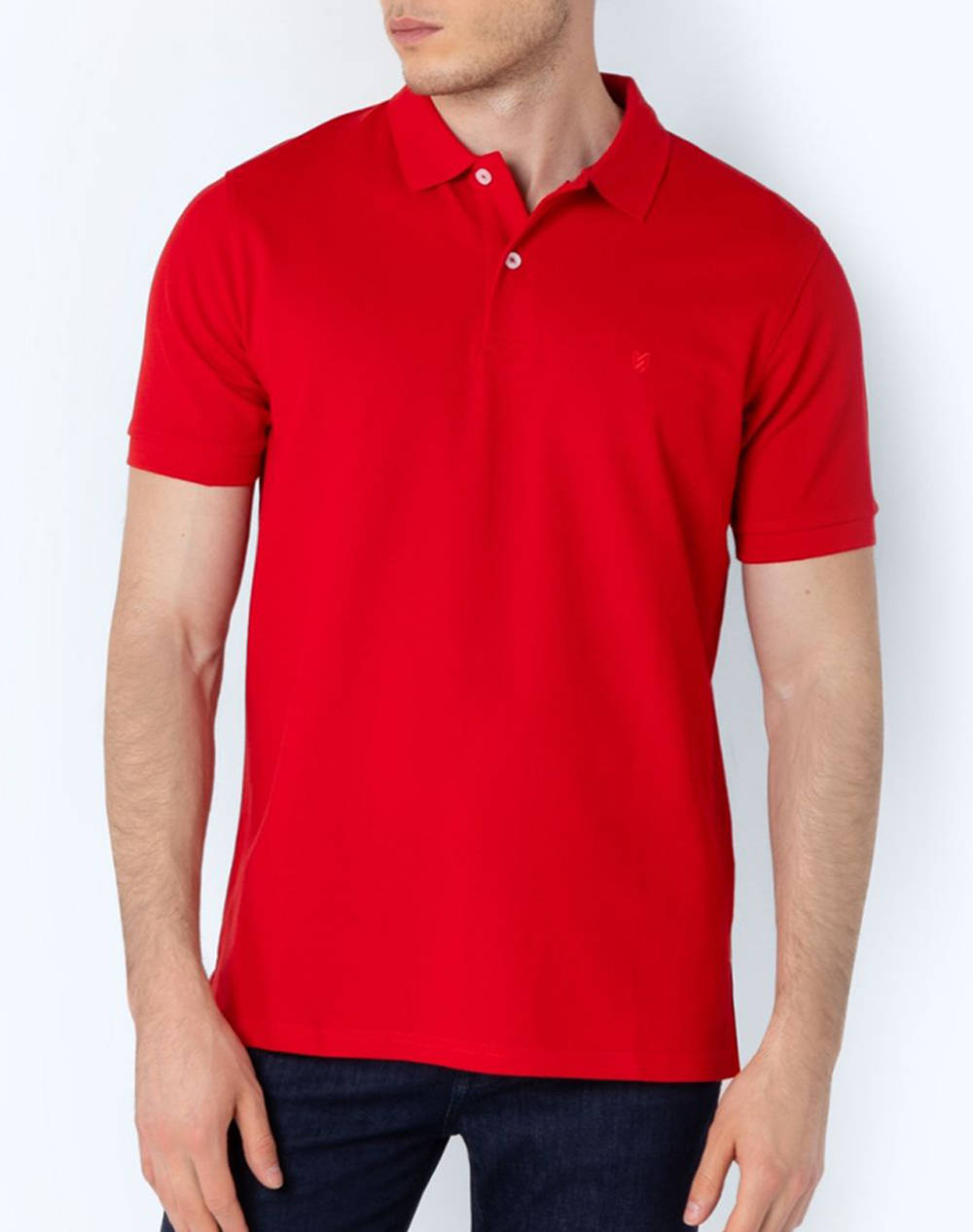 The Bostonians Polo Pique Regular Fit Men Clothes T Shirts & Sweatshirts Polo Firered Cotton 3Ps0001 Pomegranate Male Polo