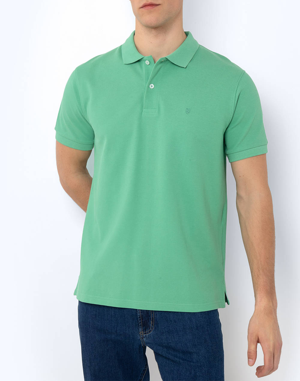 The Bostonians Polo Pique Regular Fit Men Clothes T Shirts & Sweatshirts Polo Mintgreen Cotton 3Ps0001 Mint Male Polo Green