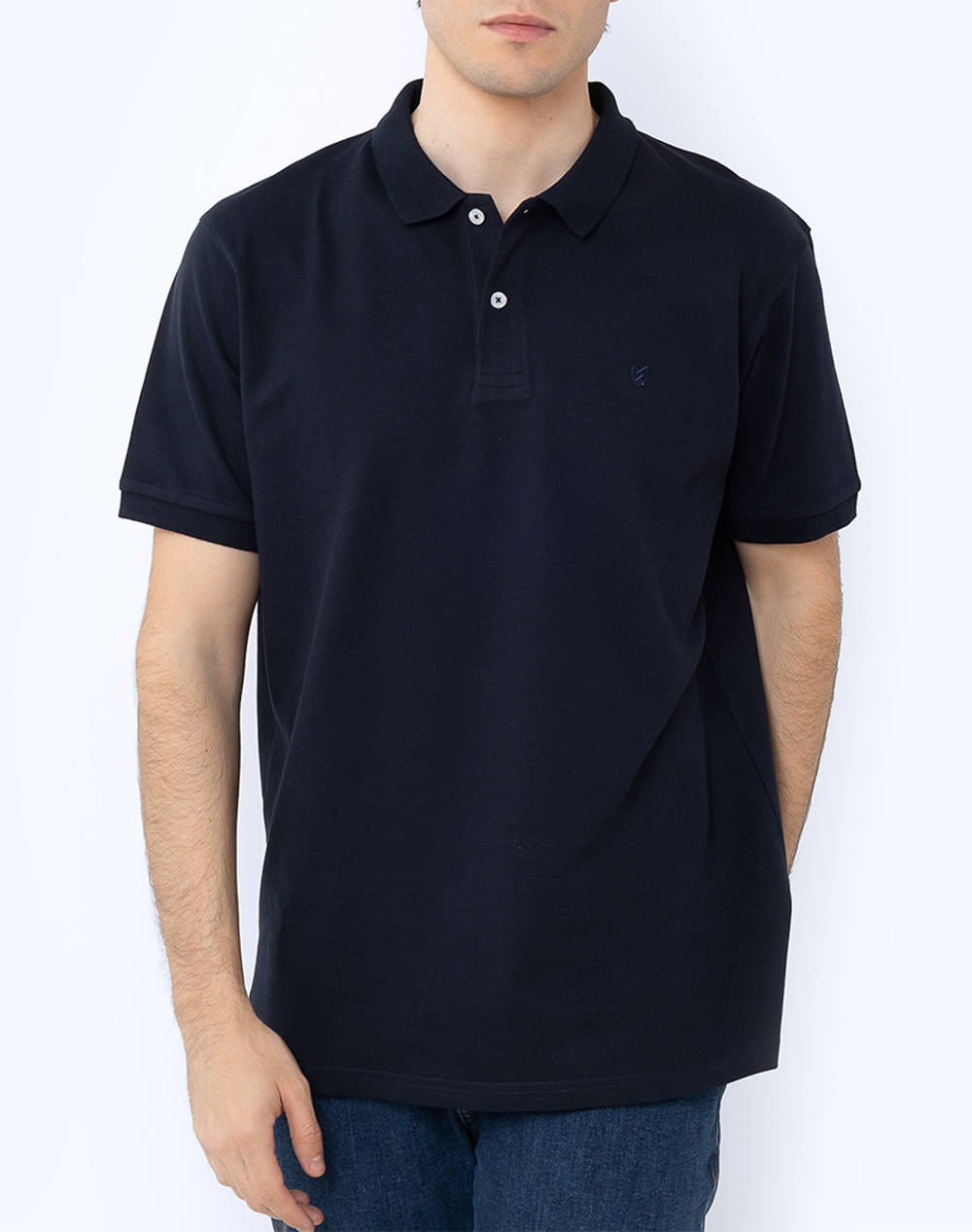 The Bostonians Polo Pique Regular Fit Men Clothes T Shirts & Sweatshirts Polo Navyblue Cotton 3Ps0001 Navy Male Polo Blue