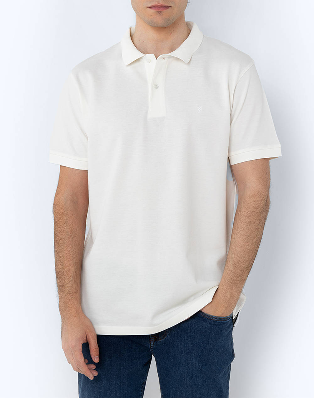 The Bostonians Polo Pique Regular Fit Men Clothes T Shirts & Sweatshirts Polo White Cotton 3Ps0001 White Male Polo