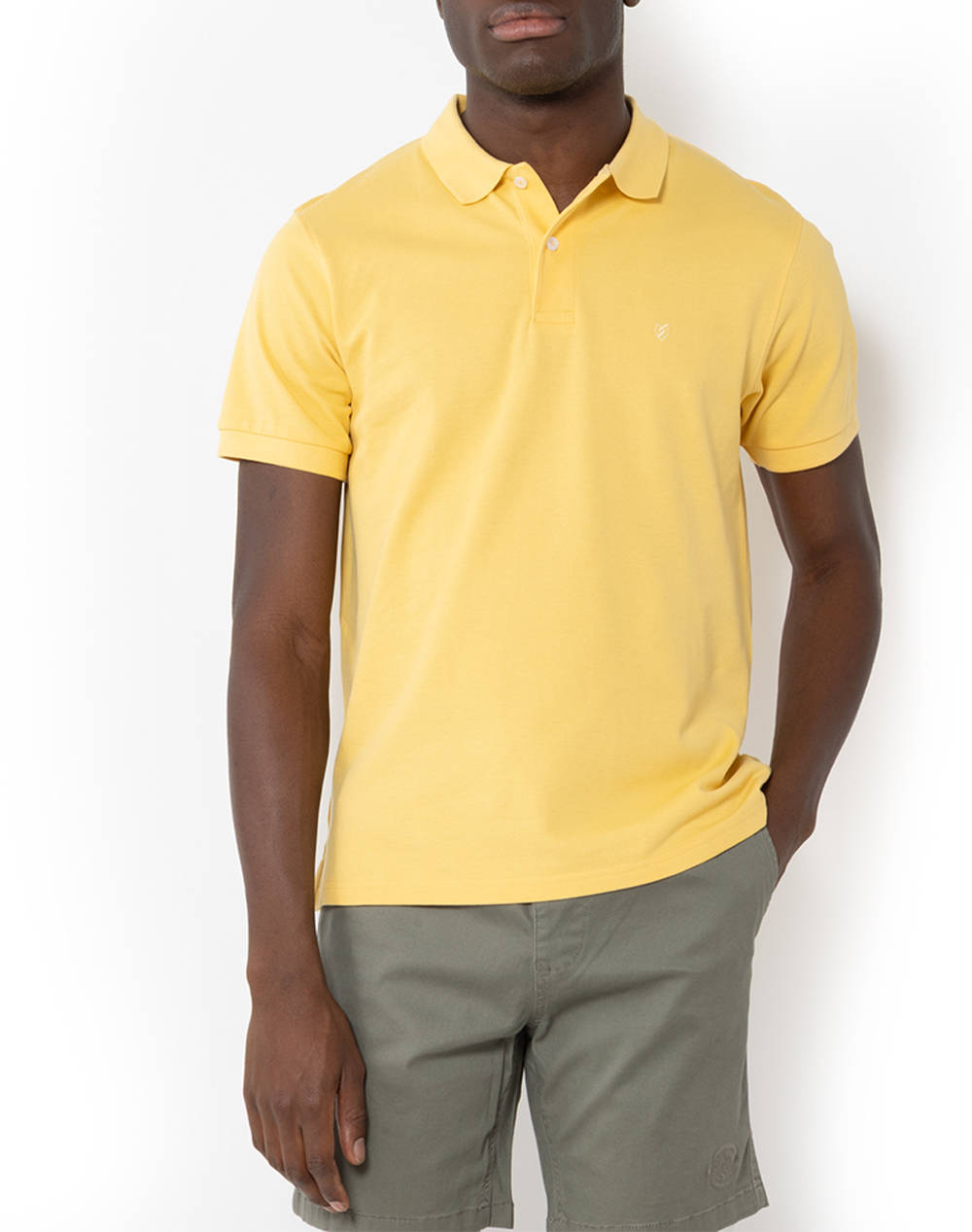 The Bostonians Polo Pique Regular Fit Men Clothes T Shirts & Sweatshirts Polo Yellow Cotton 3Ps0001 Yellow Male Polo