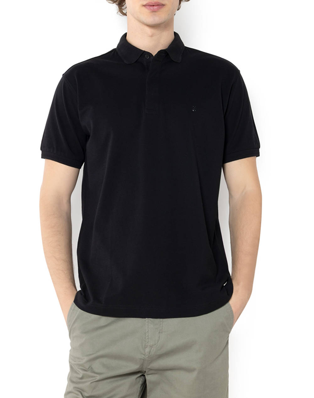 The Bostonians Polo Shirt Pique Pima Cotton Regular Men Clothes T Shirts & Sweatshirts Polo Black Cotton 3Ps1050 Black Male Polo Black