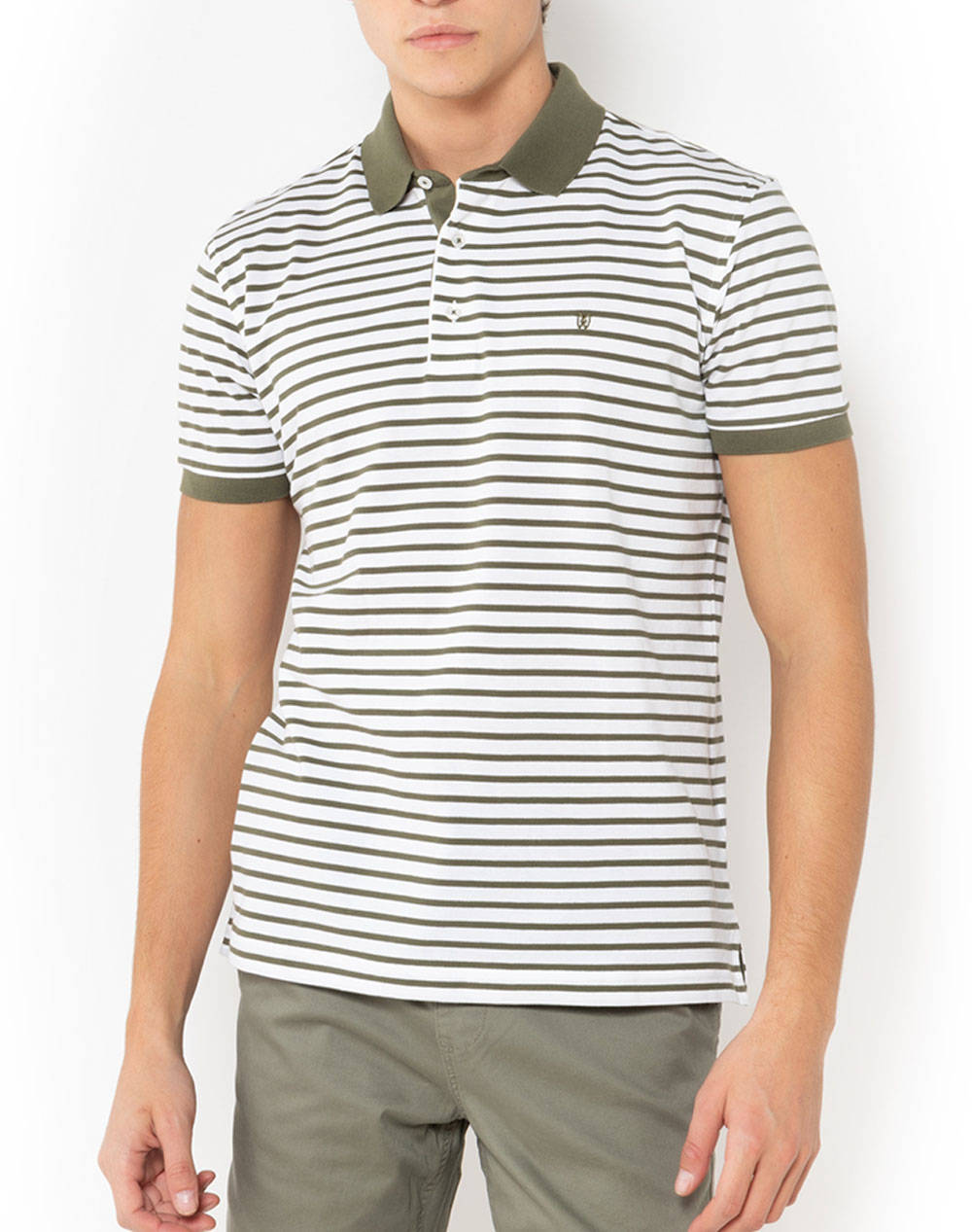 The Bostonians Acorn Polo Pique Regular Fit T Shirt Men Clothes T Shirts & Sweatshirts Polo Olive Cotton 3Ps4461 Olive Male Polo