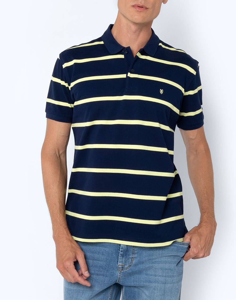 The Bostonians Acorn Polo Pique Regular Fit T Shirt Men Clothes T Shirts & Sweatshirts Polo Indigo Cotton 3Ps4446 Indigo Male Polo