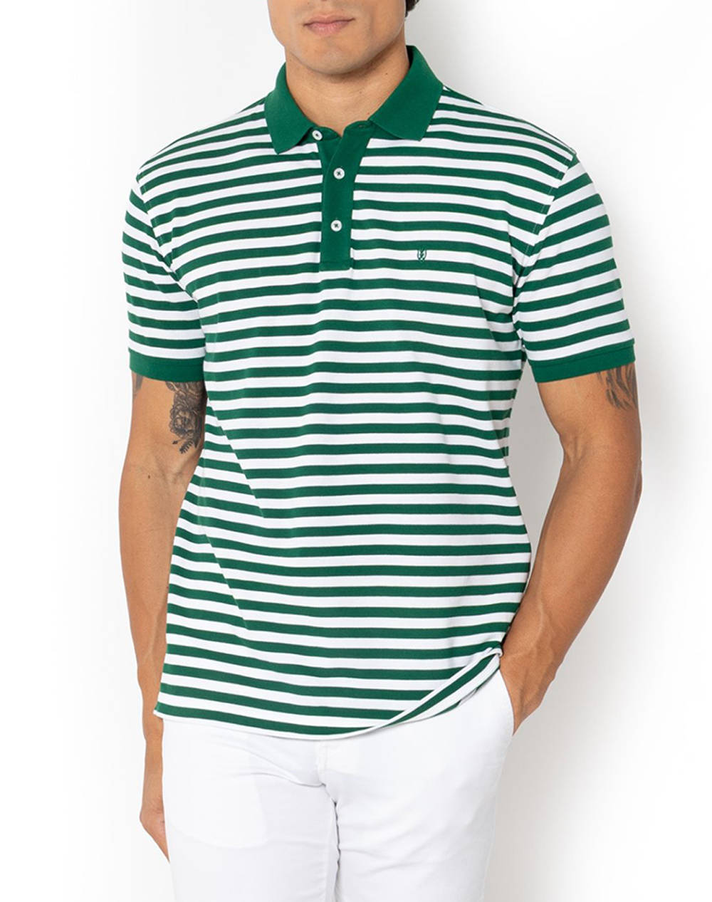 The Bostonians Acorn Polo Pique Regular Fit T Shirt Men Clothes T Shirts & Sweatshirts Polo Green Cotton,Fabric 3Ps4462 Boston Male Polo Green