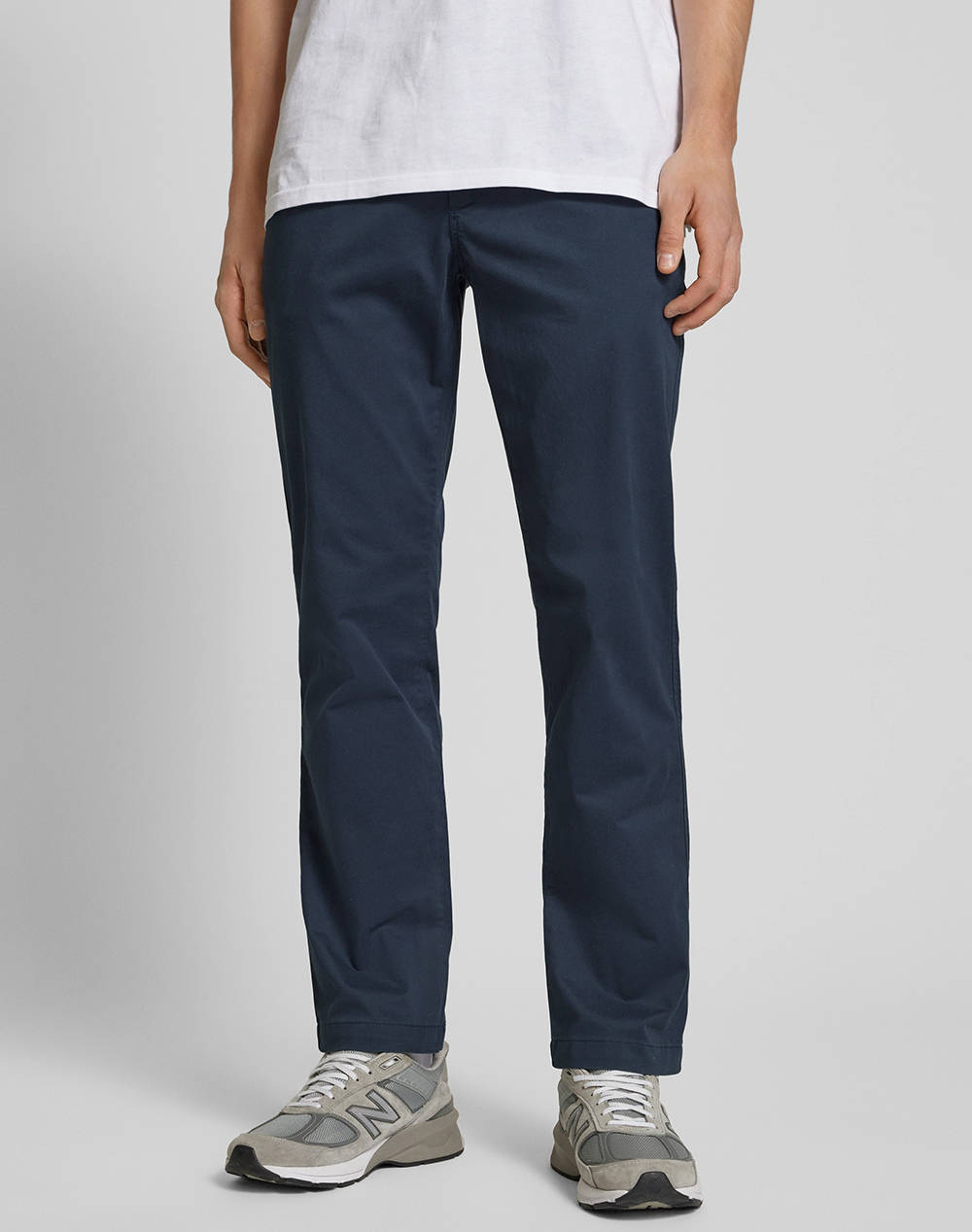 Calvin Klein Cotton Signature Slim Chino Pant Men Clothes Trousers Chinos Indigo Cotton,Elastic Lv040Em628 Ppk32 Male Chinos