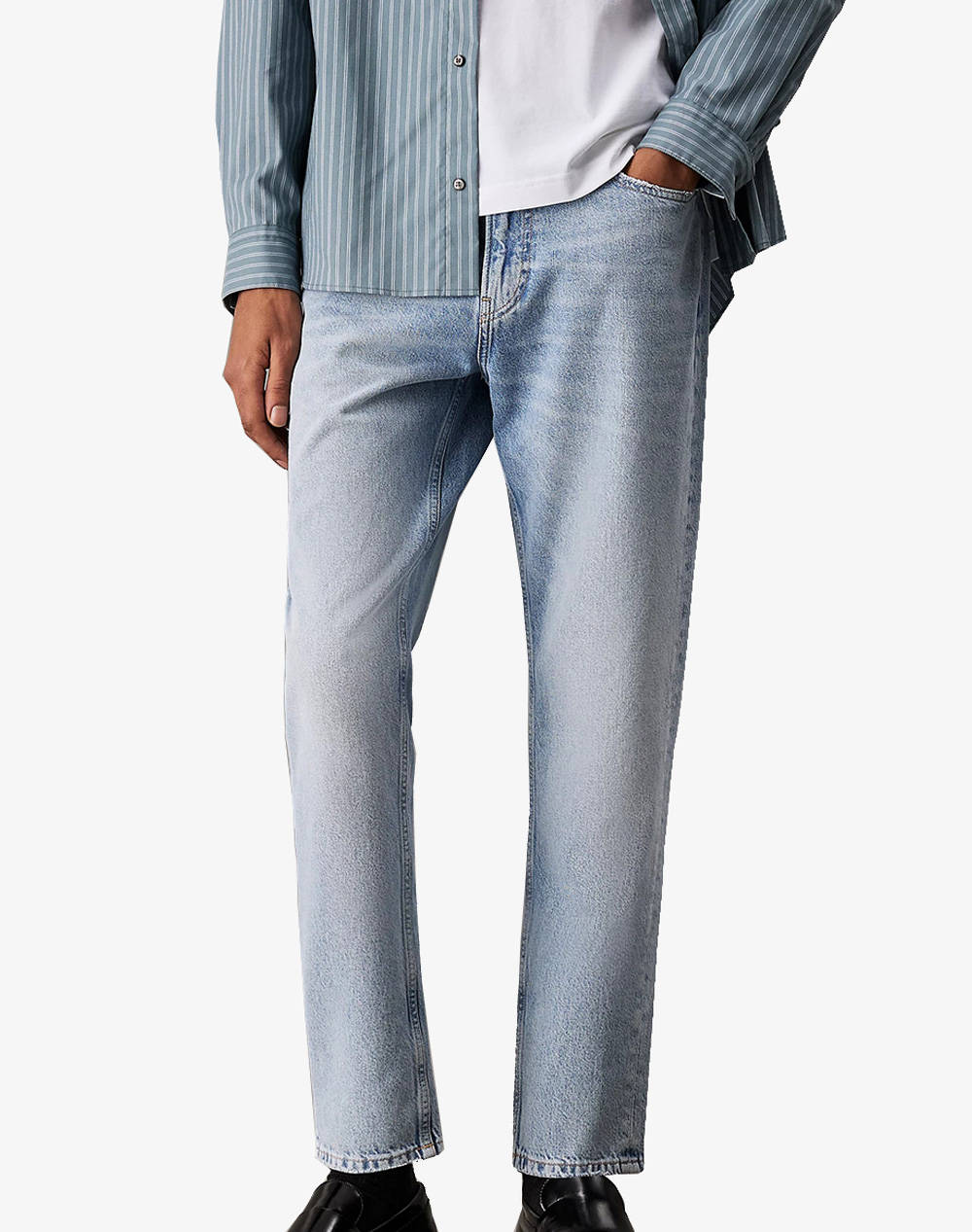 Calvin Klein Jeans Dad Jean Men Clothes Trousers Jeans Denimblue Cotton J30J327163 1Aani Male Jeans Blue