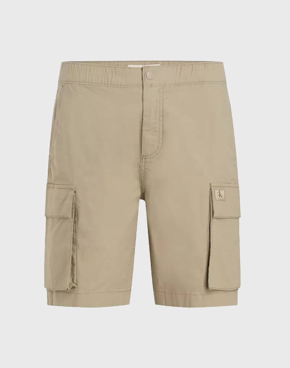 Calvin Klein Jeans Washed Cargo Short Men Clothes Shorts/Bermudas Cargo Biege Cotton,Elastic J30J327376 Pfqni Male Cargo Biege
