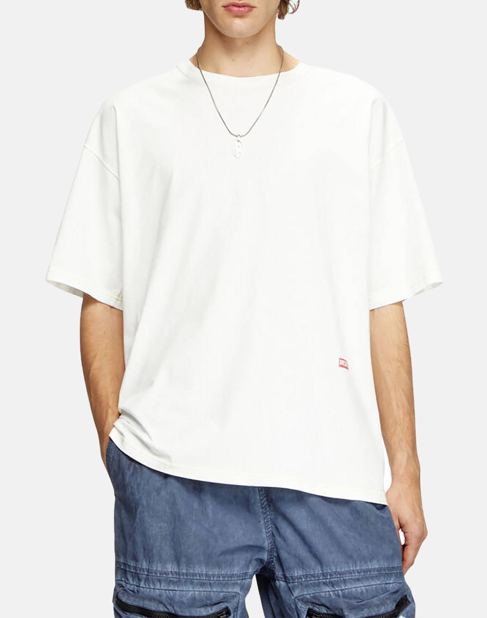 Diesel T Boxt R18 T Shirt Men Clothes T Shirts & Sweatshirts T Shirts Offwhite Cotton A166890Akak 141 Male T-Shirts