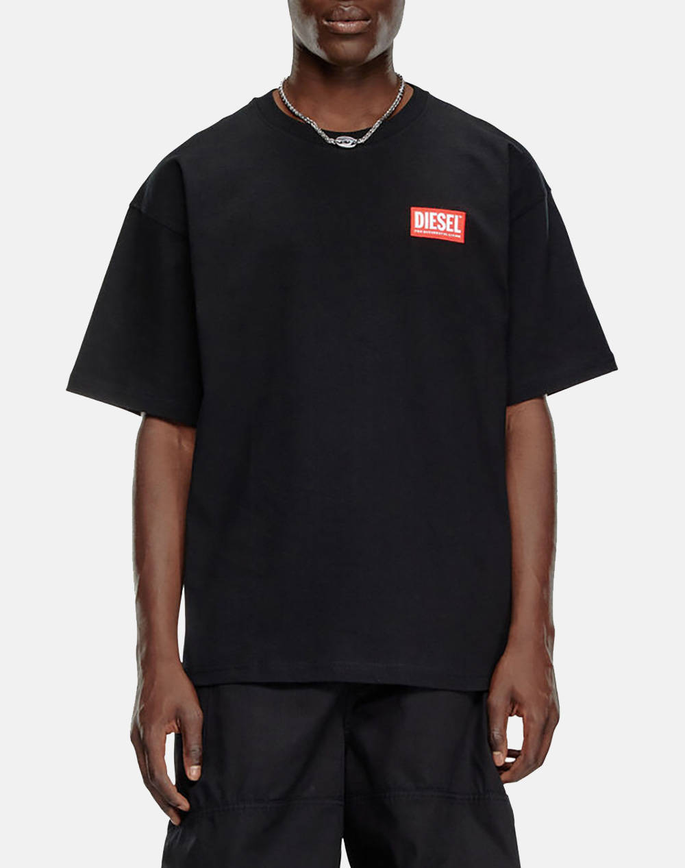 Diesel T Box T Lab T Shirt Men Clothes T Shirts & Sweatshirts T Shirts Black Cotton A149470Niar 9Xx Male T-Shirts Black