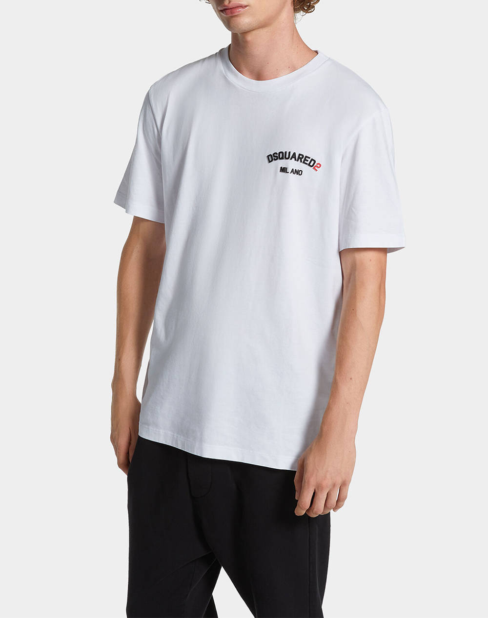 Dsquared2 Shirt Men Clothes T Shirts & Sweatshirts T Shirts White Cotton S74Gd1400D20020 100 Male T-Shirts