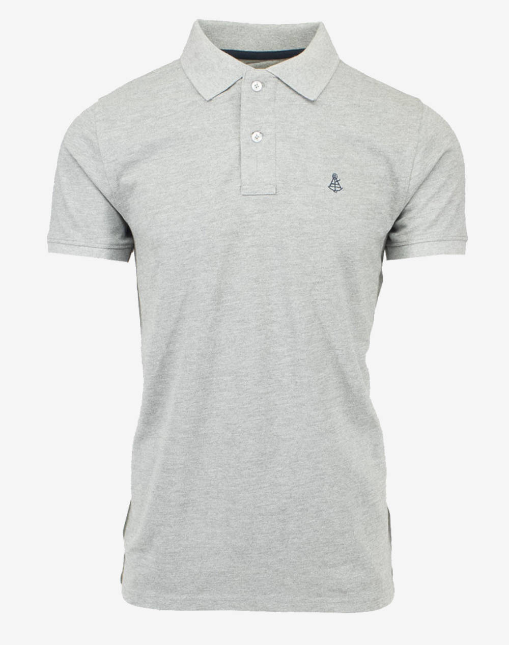 Explorer Basic Polo Shirt Men Clothes T Shirts & Sweatshirts Polo Gray Cotton 2521102000 Gray Melange Male Polo