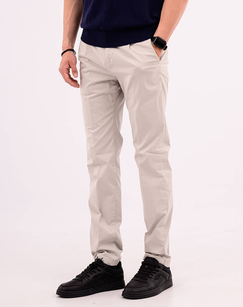 Four Ten Παντελόνι Chino Ανδρας Ρουχα Παντελονια Chinos Offwhite Βαμβακισυνθετικο T9132125127 00003