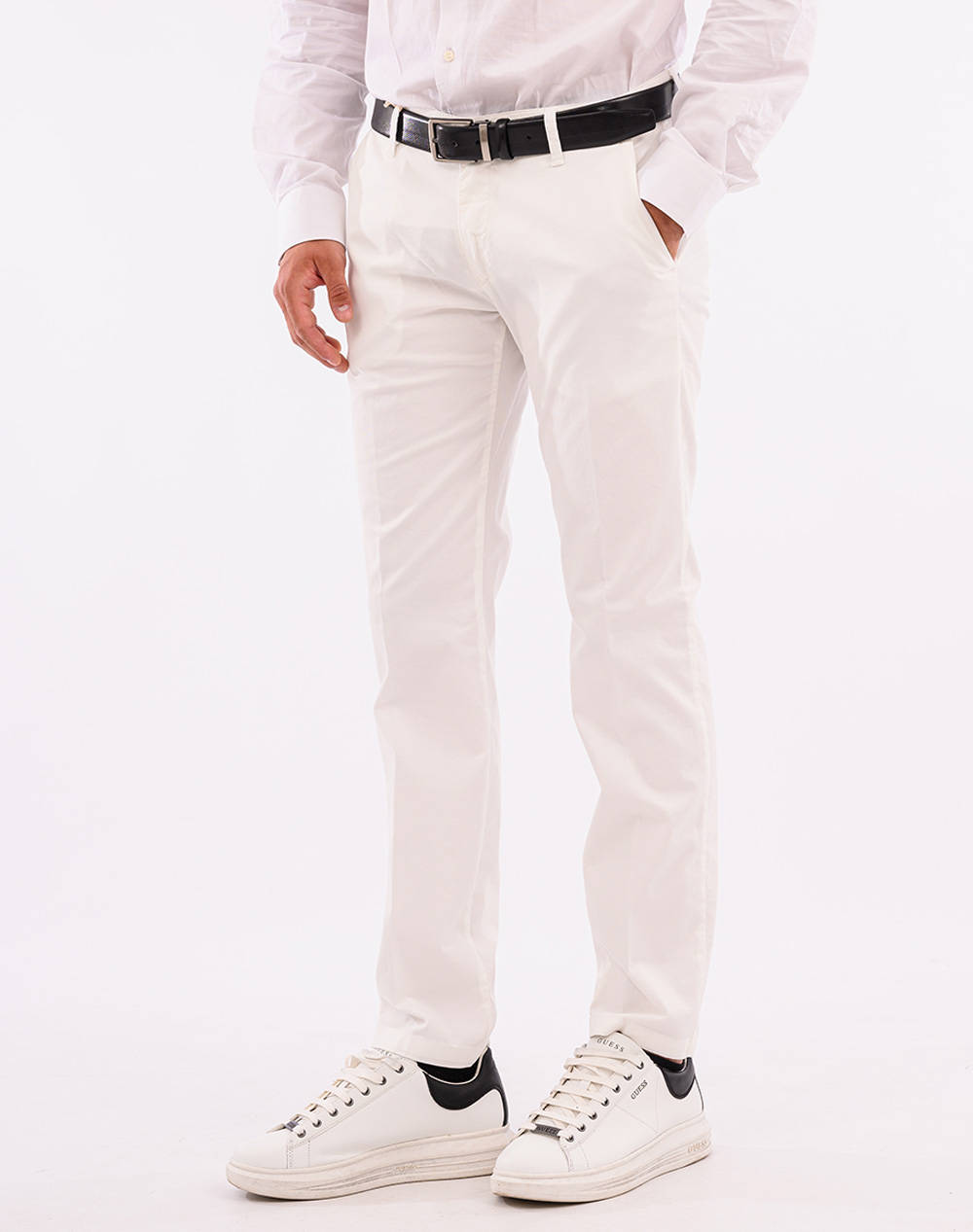 Fourten Chino Ανδρας Ρουχα Παντελονια Chinos White Βαμβακιυφασμα T910125080 00150
