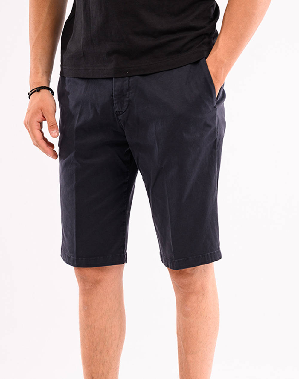 Four Ten Βερμουδα Ανδρας Ρουχα Σορτς | Βερμουδες Chinos Darkblue Βαμβακι P333125003 00011
