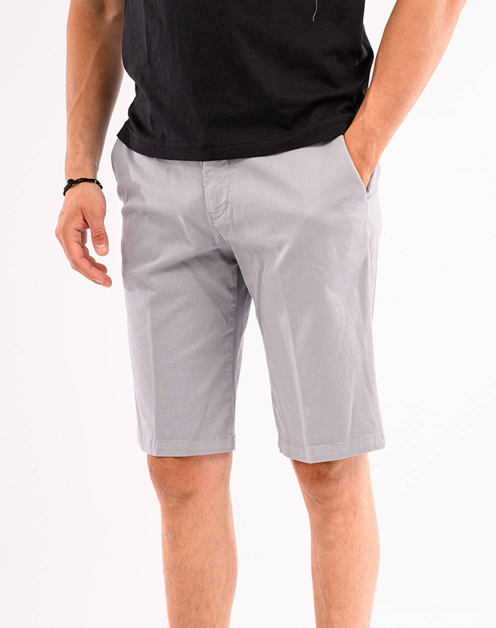 Four Ten Βερμουδα Ανδρας Ρουχα Σορτς | Βερμουδες Chinos Lightblue Βαμβακι P333125003 00040