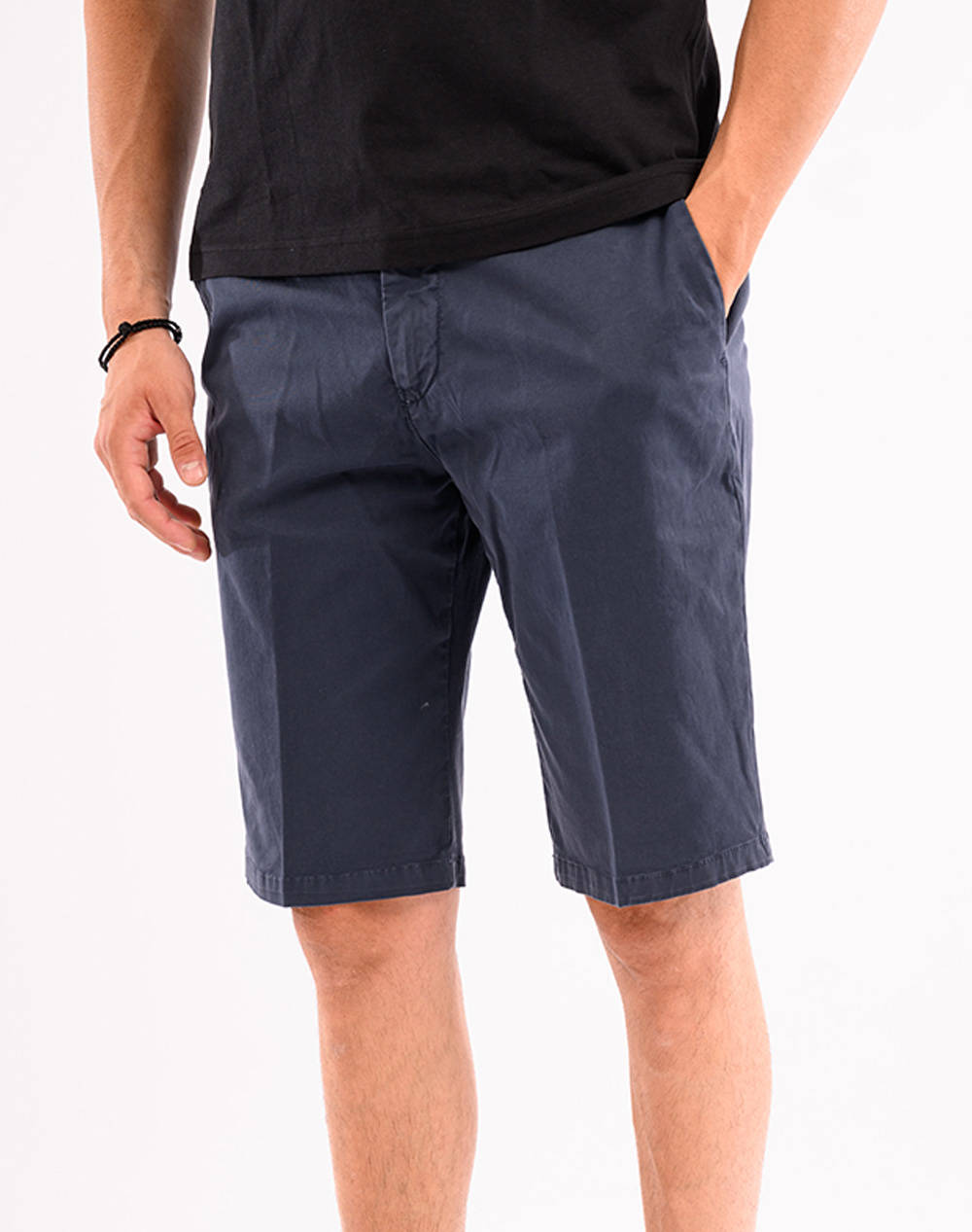Four Ten Βερμουδα Ανδρας Ρουχα Σορτς | Βερμουδες Chinos Navyblue Βαμβακι P333125003 00091