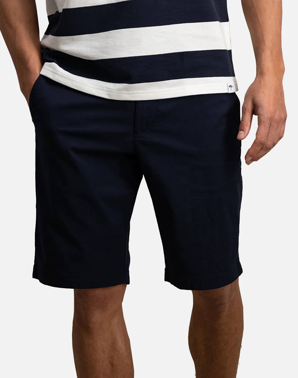 Fynch Hatton Pants Men Clothes Shorts/Bermudas Chinos Darkblue Cotton,Elastic 1503 2810 688 Male Chinos Blue