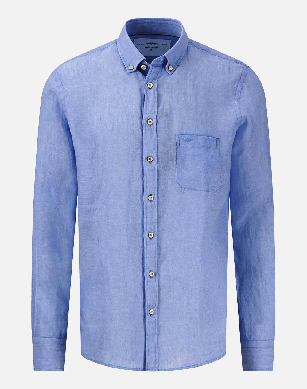 Fynch Hatton Shirts Men Clothes Shirts Blue Linen 1513 6000 628 Male Shirts Blue