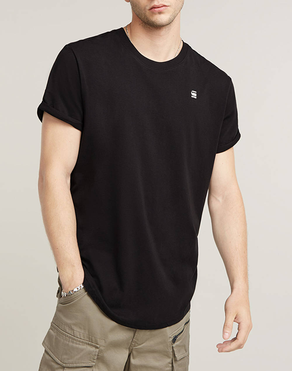 G Star Lash R T S\S Men Clothes T Shirts & Sweatshirts T Shirts Black Cotton D16396 B353 6484 Male T-Shirts Black