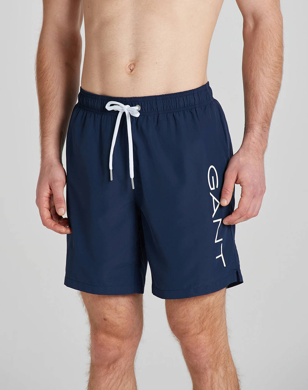 Gant Lightweight Swim Shorts Men Clothes Swimwear Shorts Navyblue Synthetic 3G920006300 410 Male Shorts Blue