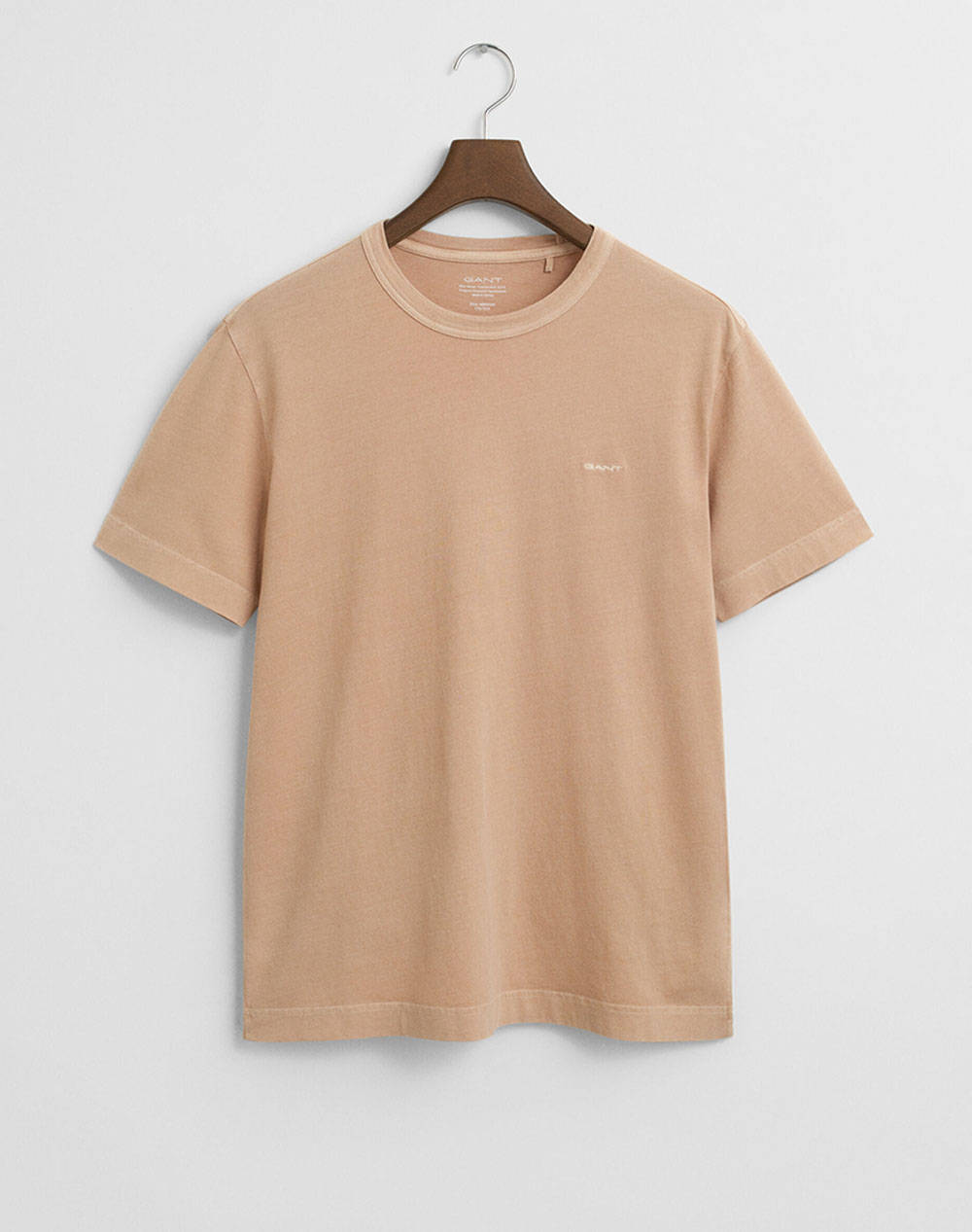 Gant Sunfaded Ss T Shirt Men Clothes T Shirts & Sweatshirts T Shirts Biege Cotton 3G2003323 277 Male T-Shirts Biege
