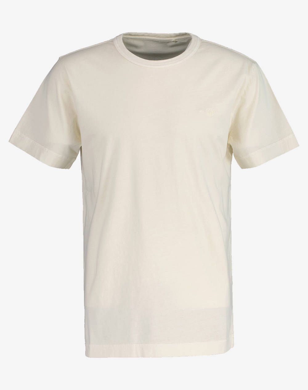 Gant Sunfaded Ss T Shirt Men Clothes T Shirts & Sweatshirts T Shirts Ivory Cotton 3G2003323 164 Male T-Shirts