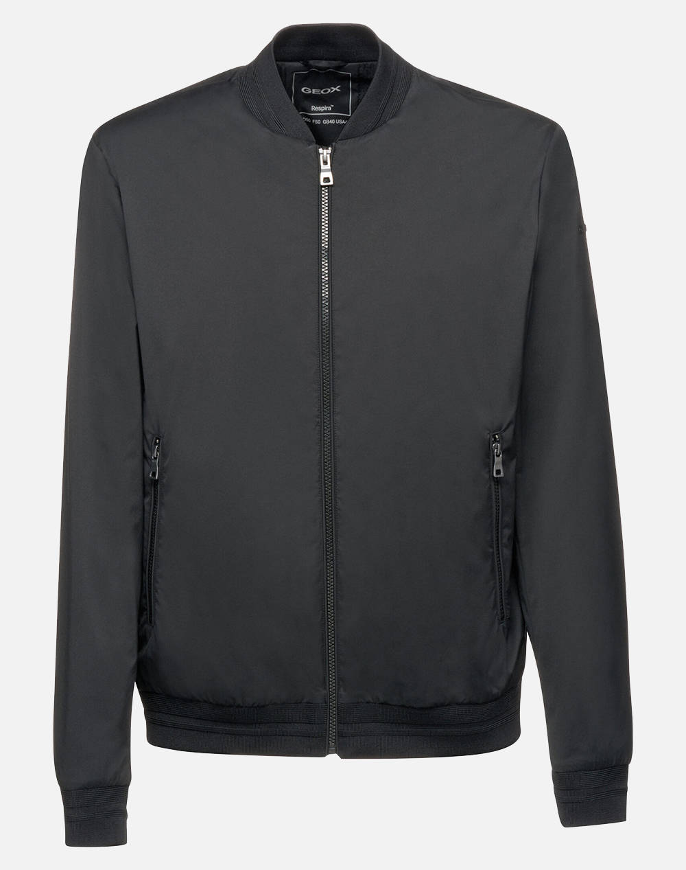 Geox M Avola Bomber Membraned Pol Men Clothes Outerwear Jackets Black Elastic,Synthetic M5520Zt3220F9000 F9000 Male Jackets Black