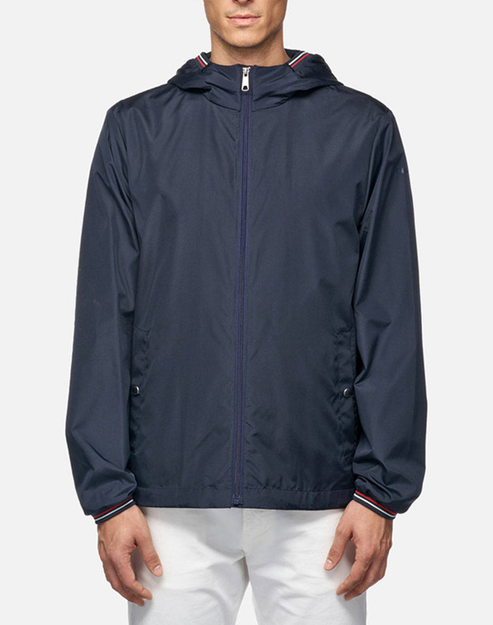 Geox M Jharrod Parka Dull Polyest Men Clothes Outerwear Jackets Darkblue Synthetic M5520At3221F1823 F1823 Male Jackets Blue