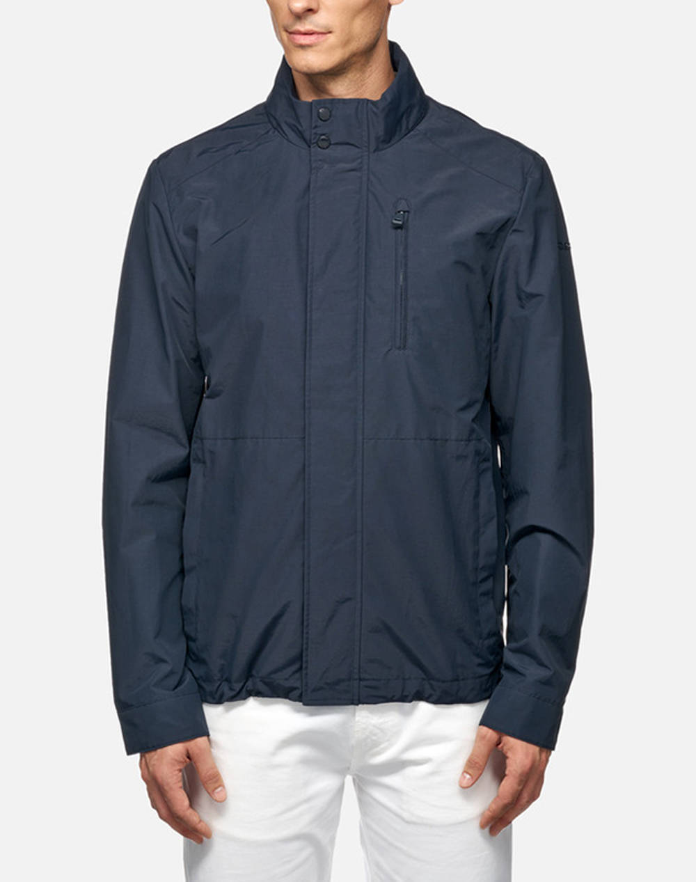 Geox M Vincit Short Jkt Bci Cotto Men Clothes Outerwear Jackets Navyblue Cotton,Synthetic M5520Ct3218F1624 F1624 Male Jackets Blue