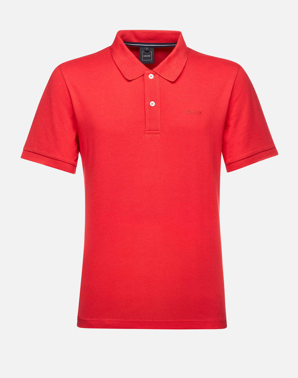 Geox M Polo Piquet 1 Bci Cotton P Men Clothes T Shirts & Sweatshirts Polo Orangered Cotton M5511Bt3240F7239 F7239 Male Polo