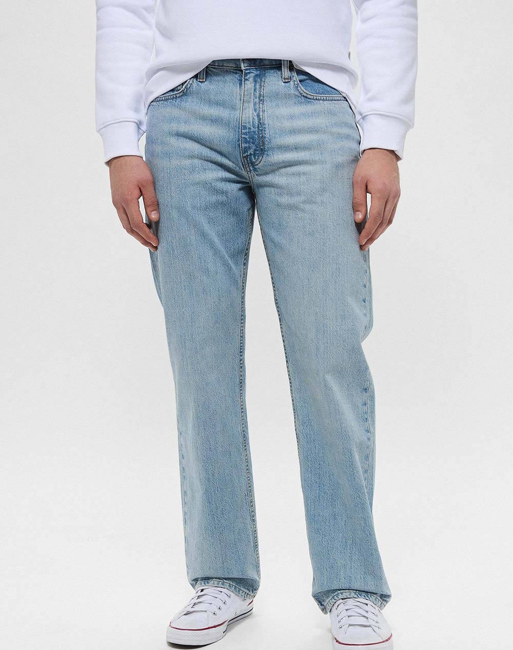 Guess Jeans Gj G18 Relaxed Men''S Pants Men Clothes Trousers Jeans Denimlightblue Cotton,Elastic M5Rab3D5Do1 Gal1 Male Jeans Blue