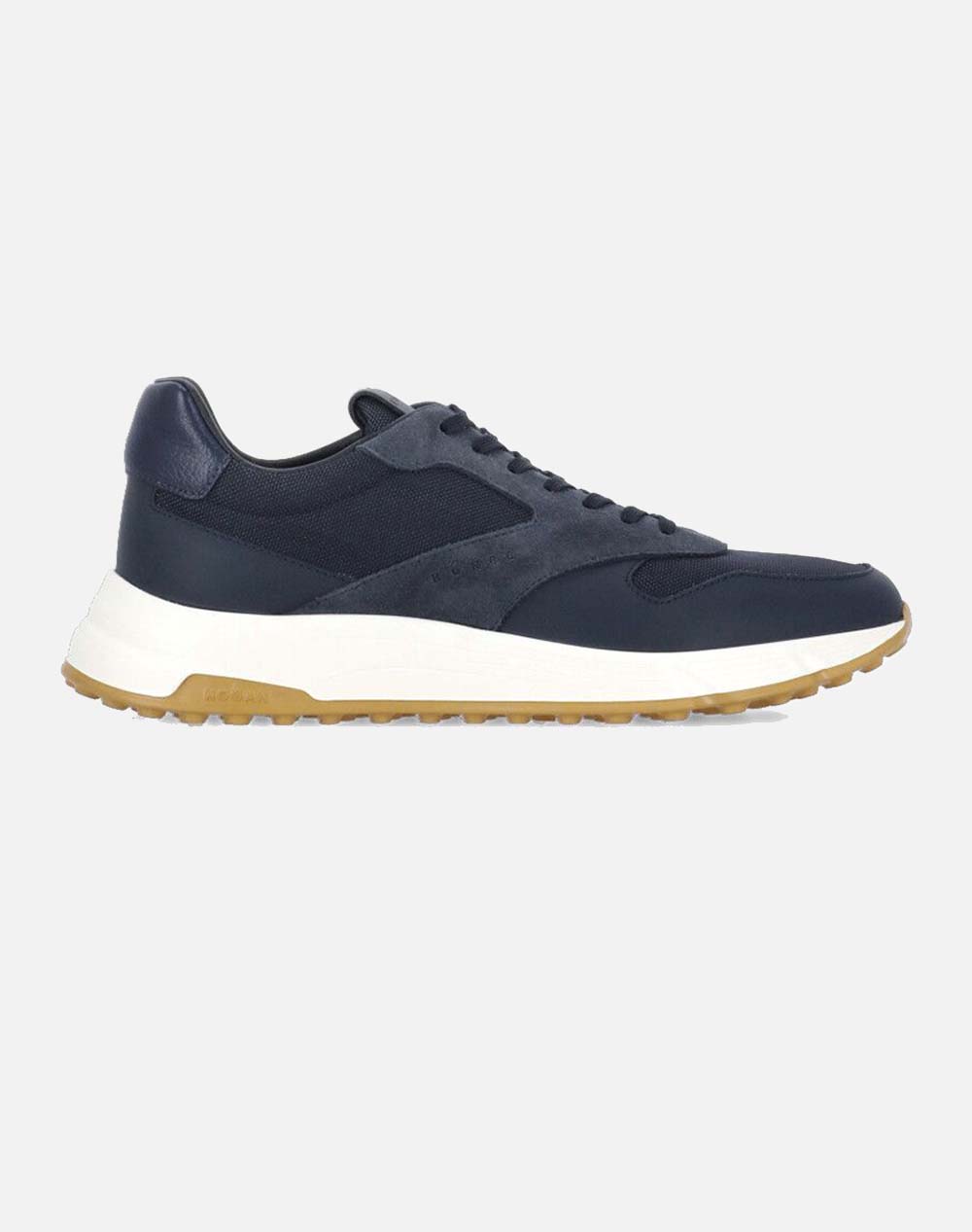 Hogan Sneaker Men Sports Shoes Shoes Darkblue Suede Hxm5630Fk6H U5E746U Male Shoes Blue