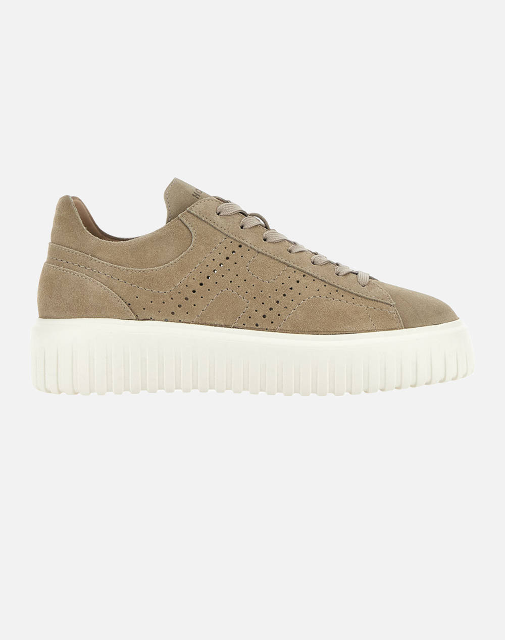 Hogan Sneaker Men Footwear Sneakers Biege Suede Hxm6450Fj50 I9S C803 Male Sneakers Biege