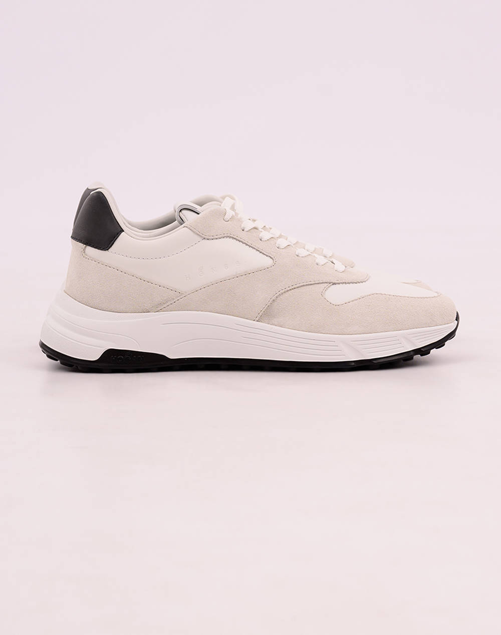 Hogan Hyperlight Laced + Stamp Men Footwear Sneakers Offwhite Suede Hxm5630Fk61 U50 496E Male Sneakers