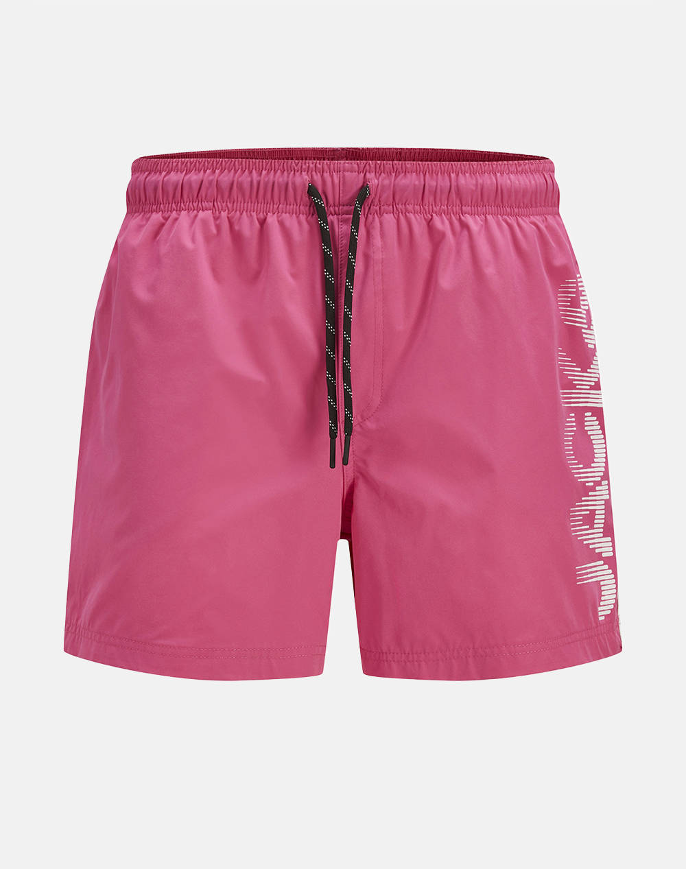 Jack&Jones Jpstmaui Jjswim Splice Logo Akm Sn Men Clothes Swimwear Shorts Flamingopink Synthetic 12275129 Fandango Pink Male Shorts
