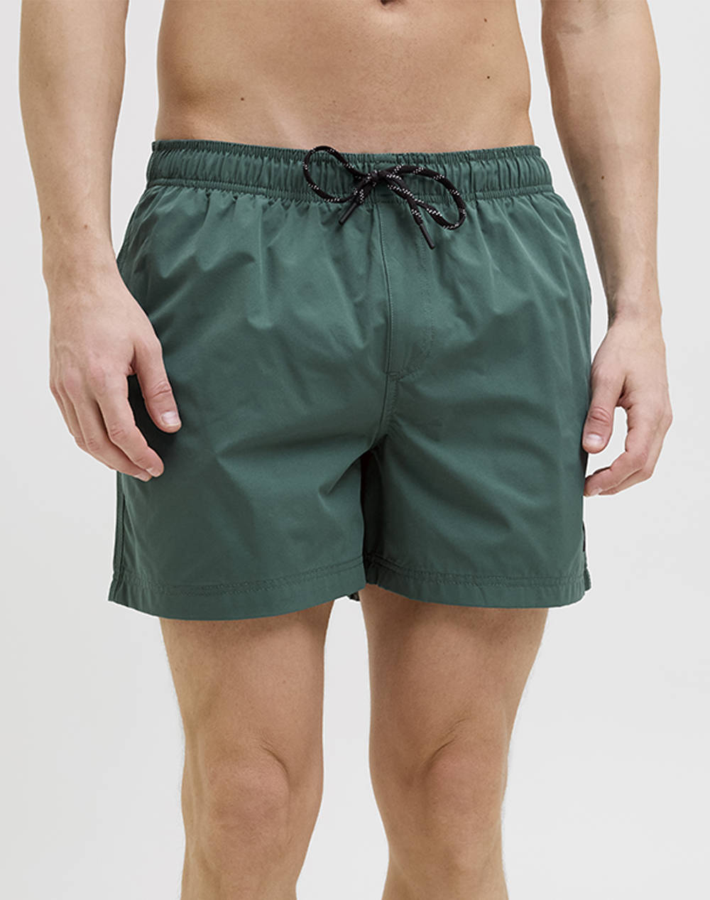 Jack&Jones Jpstmaui Jjswim Solid Akm Sn Men Clothes Swimwear Shorts Green Synthetic 12272776 Mallard Green Male Shorts Green