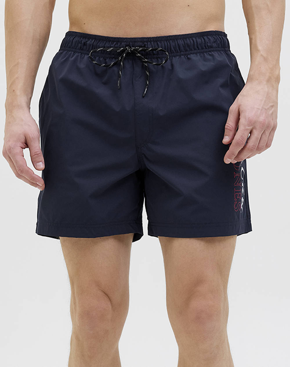Jack&Jones Jpstmaui Jjswim Double Logo Akm Sn Ανδρας Ρουχα Μαγιο Σορτς Navyblue Συνθετικο 12272799 Navy Blazer