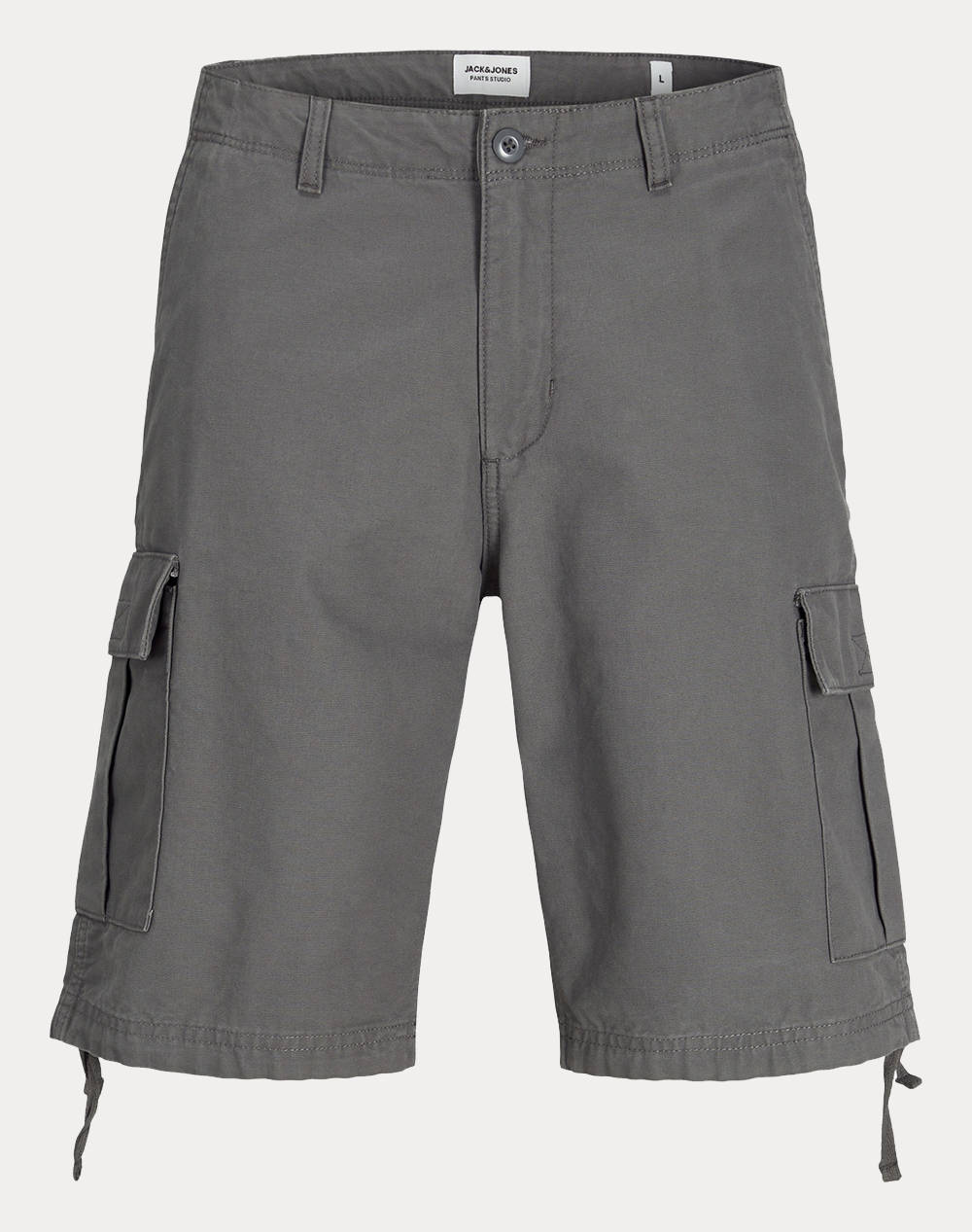 Jack&Jones Jpstcole Barkley Cargo Shorts Mid Sn Men Clothes Shorts/Bermudas Cargo Darkgray Cotton 12248685 Castlerock Male Cargo