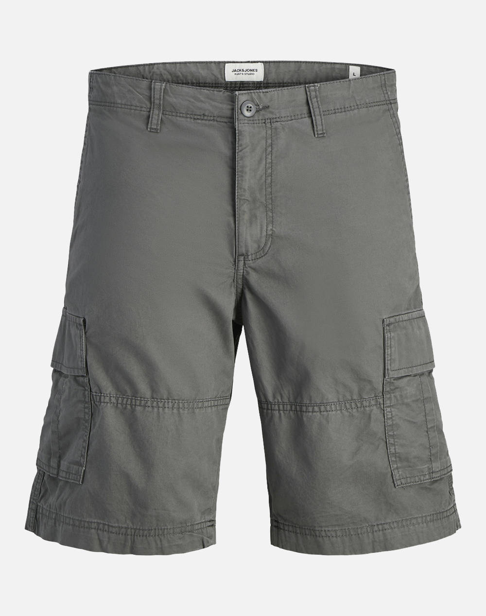 Jack&Jones Jpstcole Mateo Cargo Short Mid Sn Men Clothes Shorts/Bermudas Cargo Gray Cotton 12274389 Castlerock Male Cargo