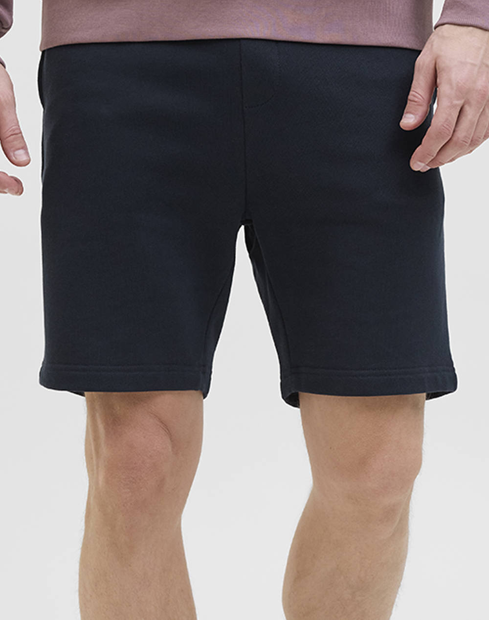 Jack&Jones Jpstgordon Beau Sweat Shorts Mid Men Clothes Shorts/Bermudas Sweat Shorts Navyblue Cotton,Synthetic 12268770 Sky Captain Male Sweat Shorts