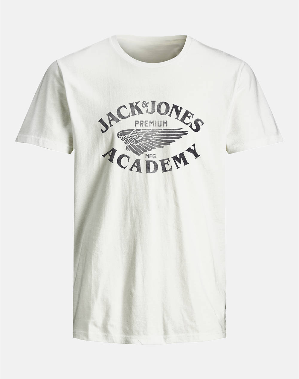 Jack&Jones Jprblufreddy Ss Tee Crew Neck Fst Men Clothes T Shirts & Sweatshirts T Shirts White Cotton 12276650 White Male T-Shirts