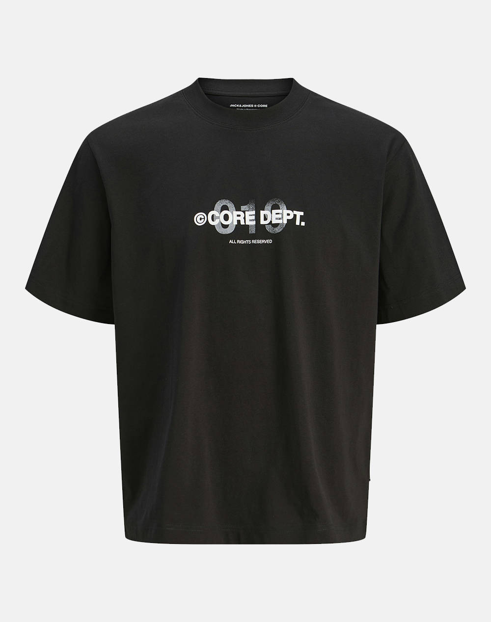 Jack&Jones Jcodynamic Bold Tee Ss Crew Neck Men Clothes T Shirts & Sweatshirts T Shirts Black Cotton 12273312 Black Male T-Shirts Black