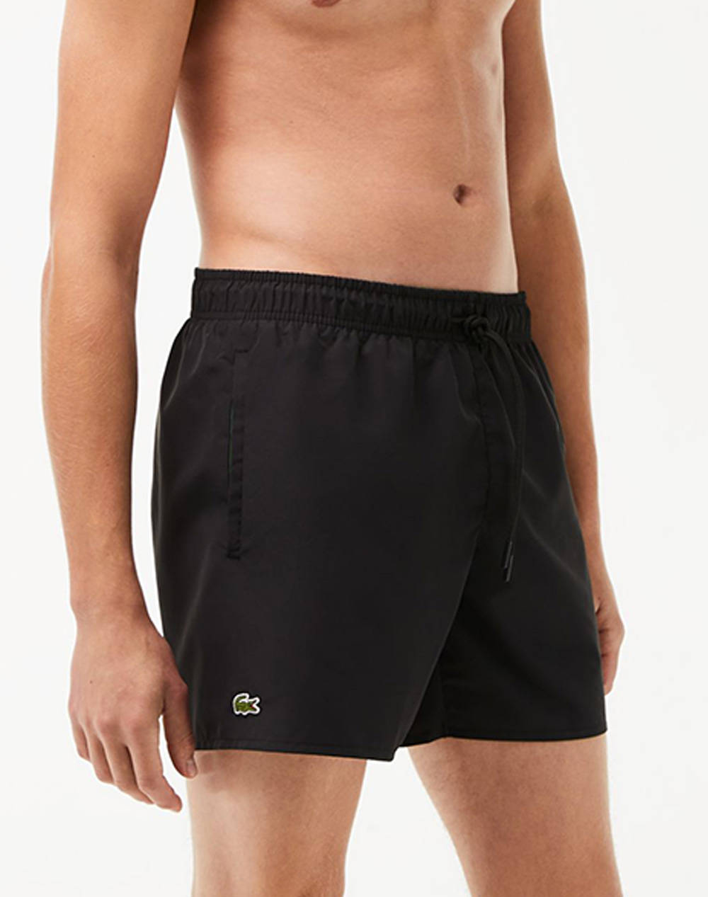 Lacoste Swimwear Men Clothes Swimwear Shorts Black Synthetic 3Mh6270 964 Male Shorts Black