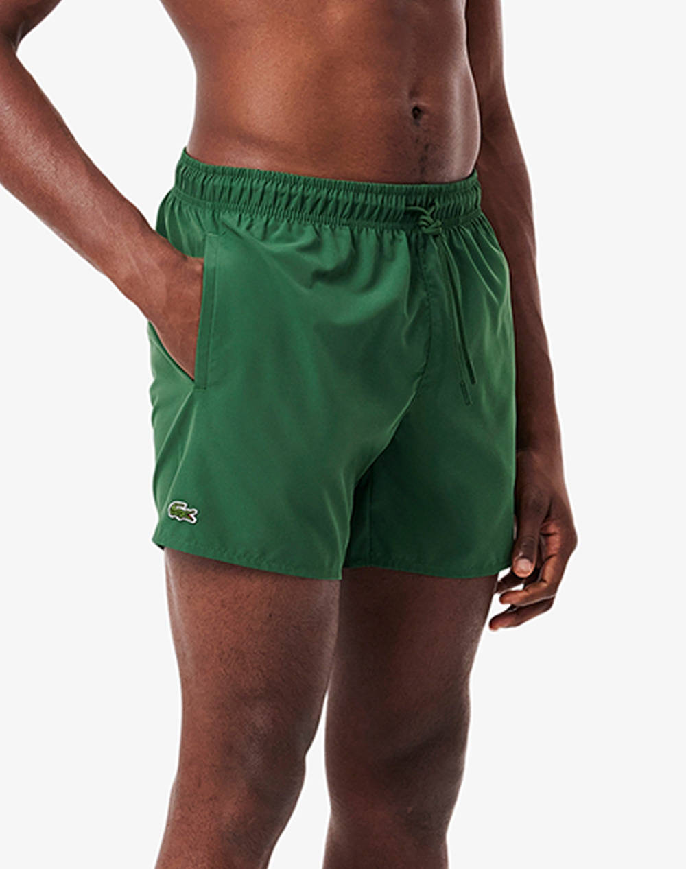 Lacoste Swimwear Men Clothes Swimwear Shorts Green Synthetic 3Mh6270 S30 Male Shorts Green