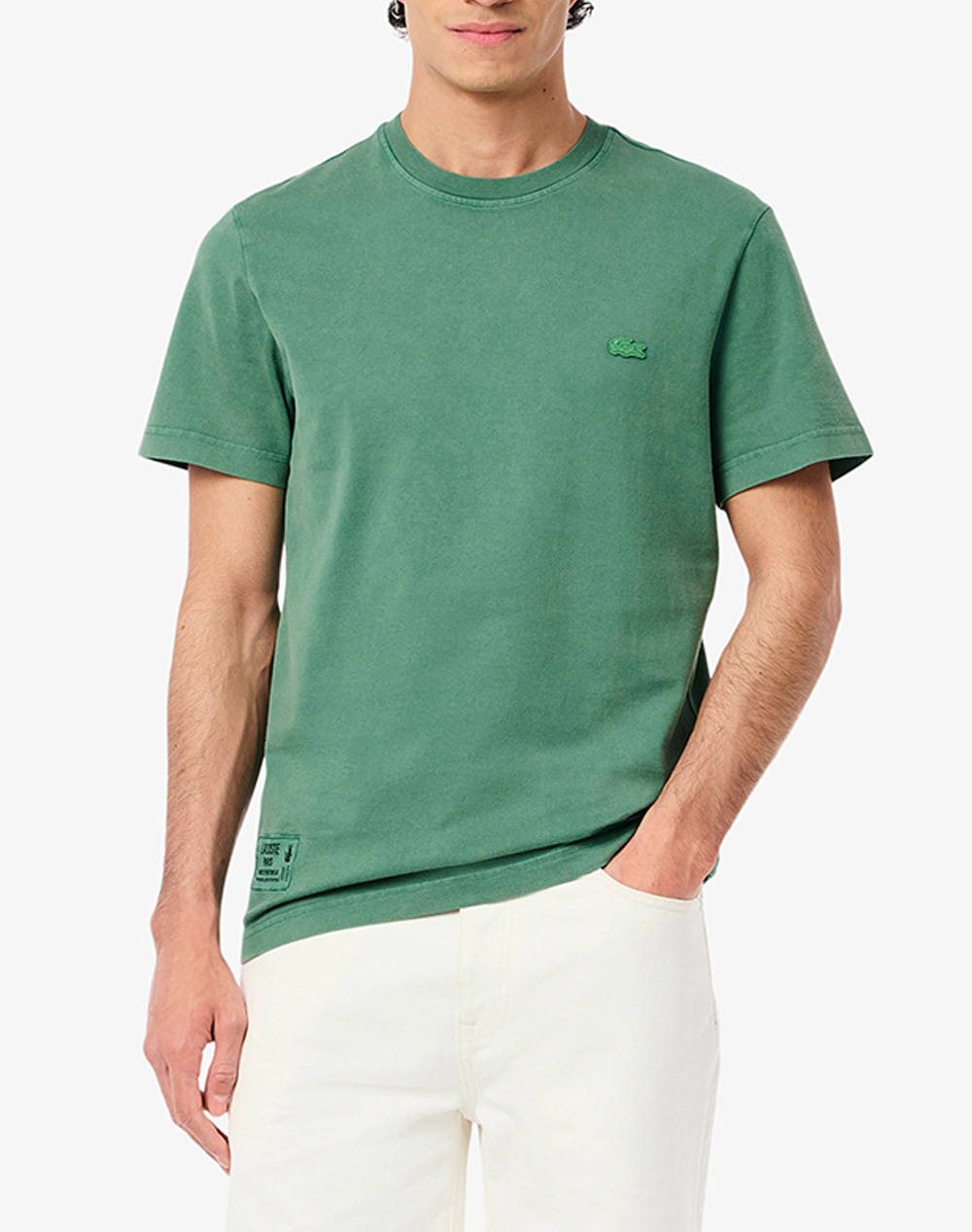 Lacoste Tee Shirt Ss Men Clothes T Shirts & Sweatshirts T Shirts Green Cotton 3Th9894 132 Male T-Shirts Green