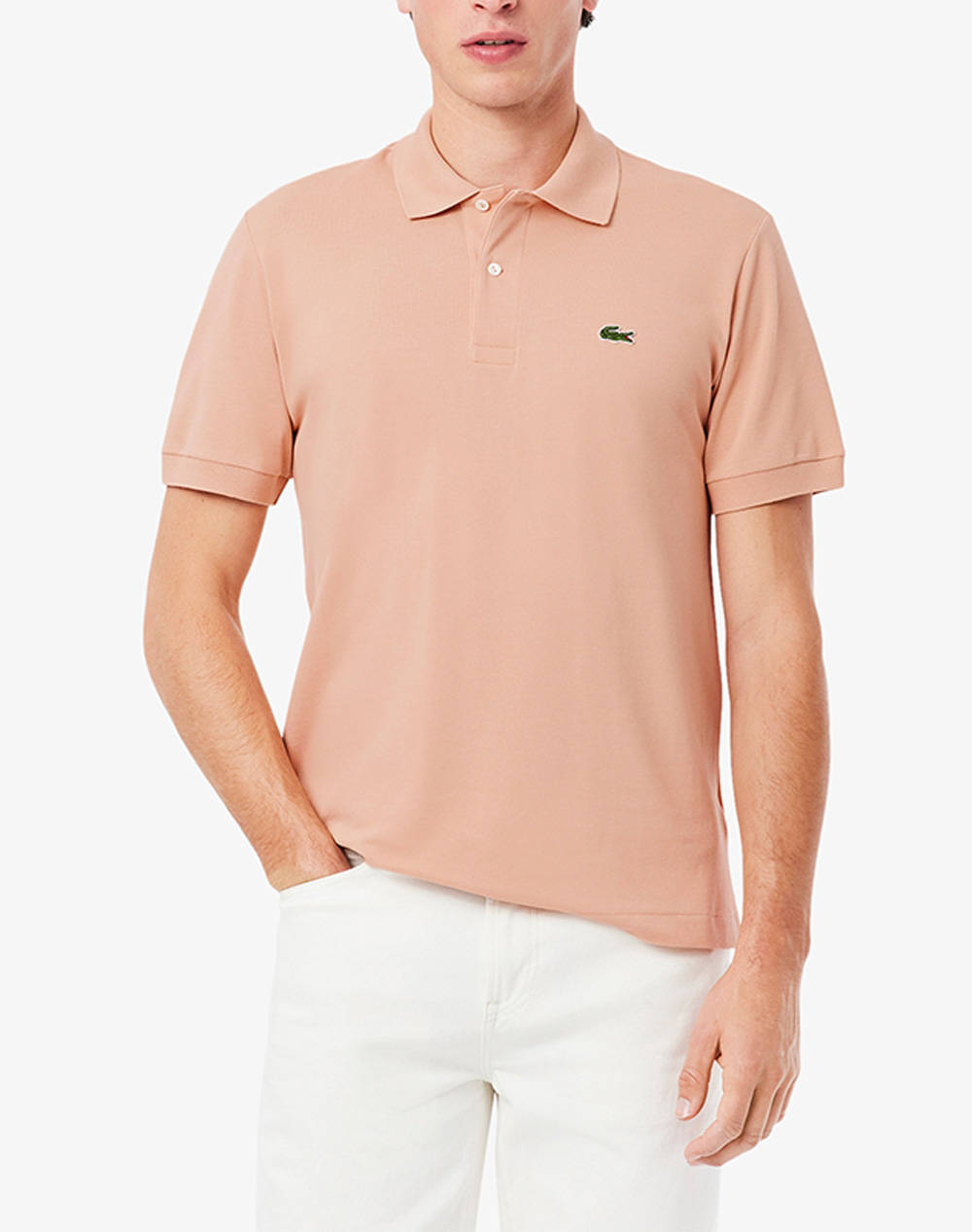 Lacoste Polo Shirt Ss Men Clothes T Shirts & Sweatshirts Polo Biege Cotton 3L1212 Zih Male Polo Biege