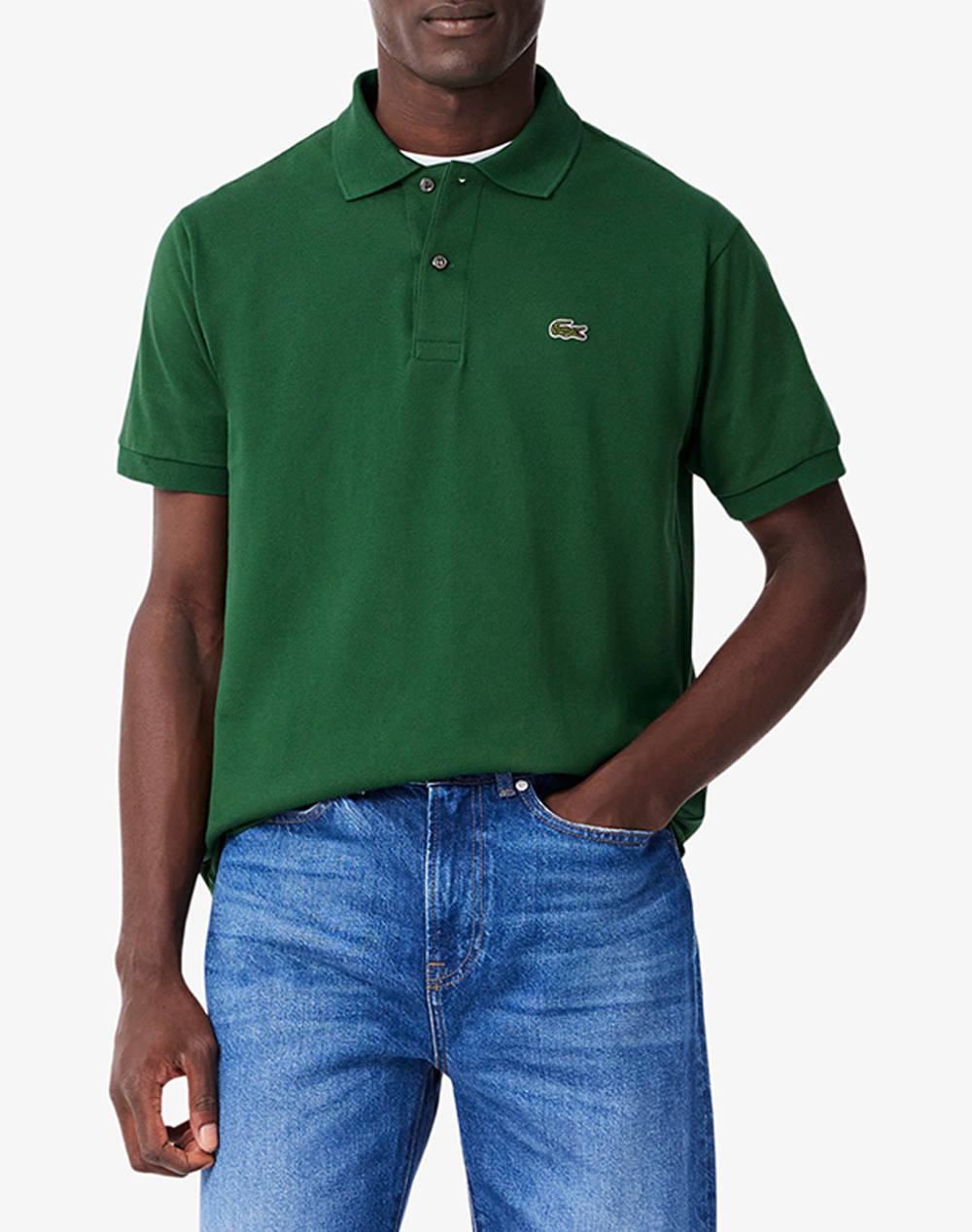Lacoste Polo Shirt Ss Men Clothes T Shirts & Sweatshirts Polo Green Cotton 3L1212 132 Male Polo Green