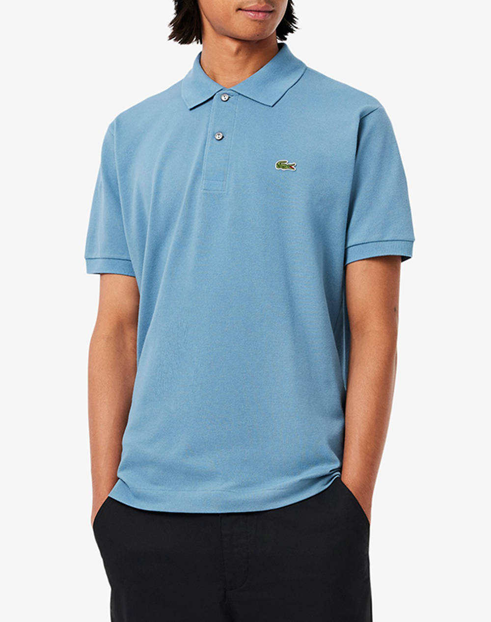 Lacoste Polo Shirt Ss Men Clothes T Shirts & Sweatshirts Polo Skyblue Cotton 3L1212 Hd9 Male Polo Blue