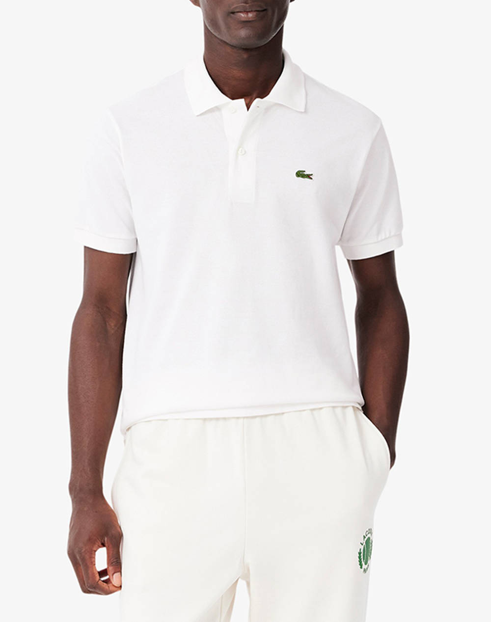 Lacoste Polo Shirt Ss Men Clothes T Shirts & Sweatshirts Polo White Cotton 3L1212 001 Male Polo